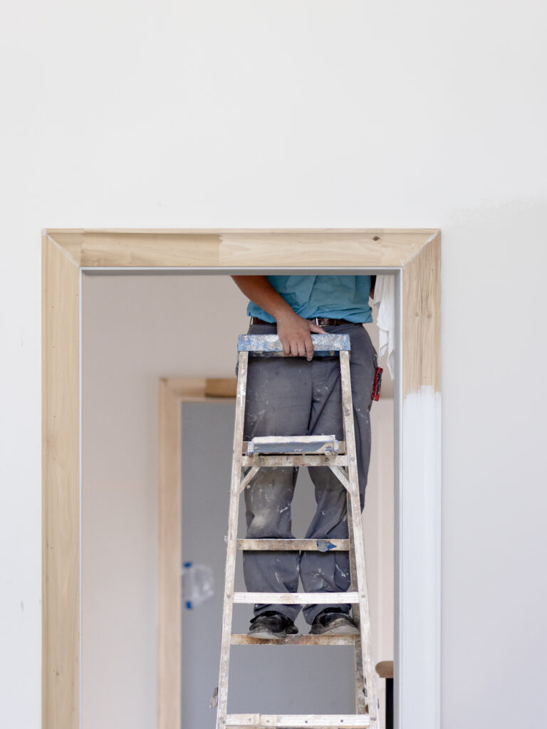 Custom Charlotte home under construction photography